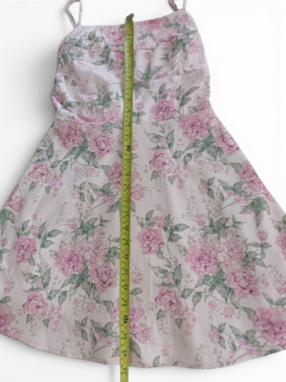Altar'd State Pink Rose Floral Mini Dress Size M EUC - Picture 9 of 9